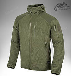 Багатофункціональна тактична флісова кофта Helikon Tex ALPHA HOODIE Jacket (olive)