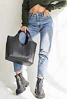Женская сумка с косметичкой цвет черный ЦБ-00234510