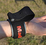 Лямки для тяги MadMax MFA-332 PWR Straps+ Black/Grey/Red, фото 6