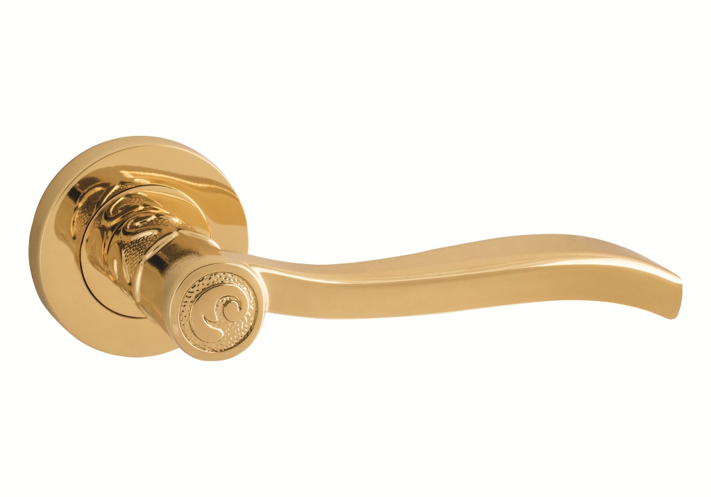 Дверні ручки GILDA 047-16E GP - золото ZAMAK 047-16E GP ORO&ORO Китай