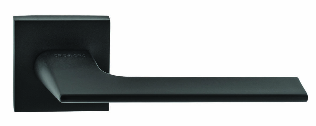 Дверні ручки UNICA 065-15E BLACK - чорний ZAMAK 065-15E BLACK ORO&ORO Китай, фото 1