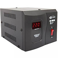 Стабилизатор Gemix GX-1001D 1000VA, 700W, входное напряжение 140-260V, вых напряжение 220В ± 6,8%, 2