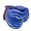 Боксерські рукавиці PowerPlay 3018 Jaguar Сині 16 унцій, фото 10