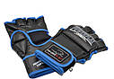 Рукавиці для MMA PowerPlay 3058 Чорно-сині L, фото 8