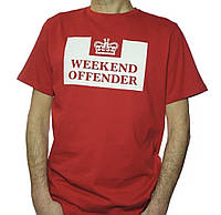 Мужская футболка Weekend Offender красная
