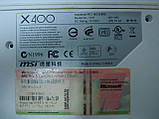 Тонкий ноутбук 14" MSI X400 MS-1462 (матерінська плата, батарея, інвертор, корпус, клавіатура, кулер тощо), фото 9
