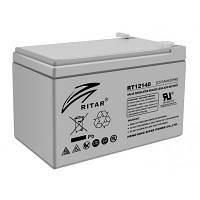 Батарея к ИБП Ritar AGM RT12140, 12V-14Ah (RT12140H) - Вища Якість та Гарантія!