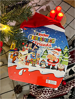 Рождественский адвент календарь со сладостями kinder,Децкий набор киндер подарок к новому году