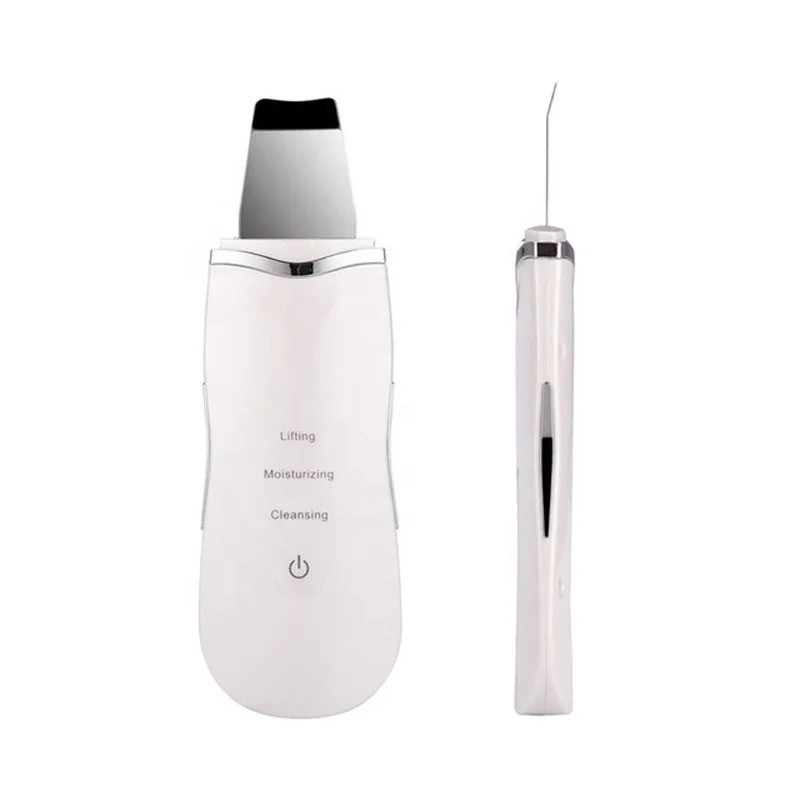 Ультразвуковий скрабер для чищення обличчя Ultrasonic Beauty Home White