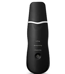 Ультразвуковий скрабер для чищення обличчя Ultrasonic Beauty Home Black