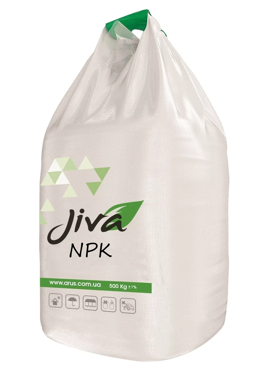 Макродобриво JIVA 12:24:12+12(SO3)+0,25Zn+0,25B (*ціна з врахуванням доставки в господарство)