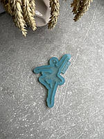 Молд 033 Балерина для новорічних іграшок на ялинку силіконова форма для епоксидної смоли