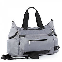 Сумка спортивна дорожня багажна сіра чоловіча на плече на 48 л. Dolly 940 розмір 58х32х26 см