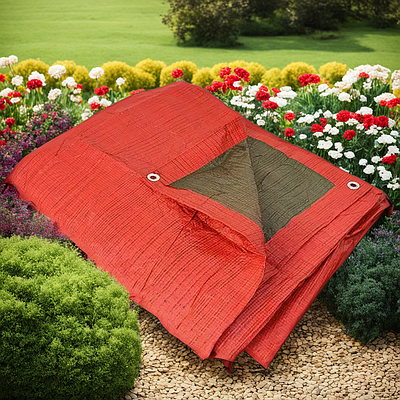 Тент універсальний 6х10 м 80 мк Помаранчевий