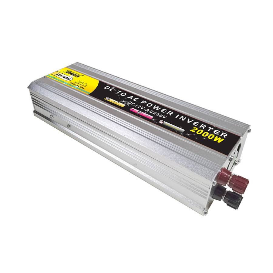 Інвертор автомобільний перетворювач напруги Powerone+ ZX-2000W 12В-220В 2000W