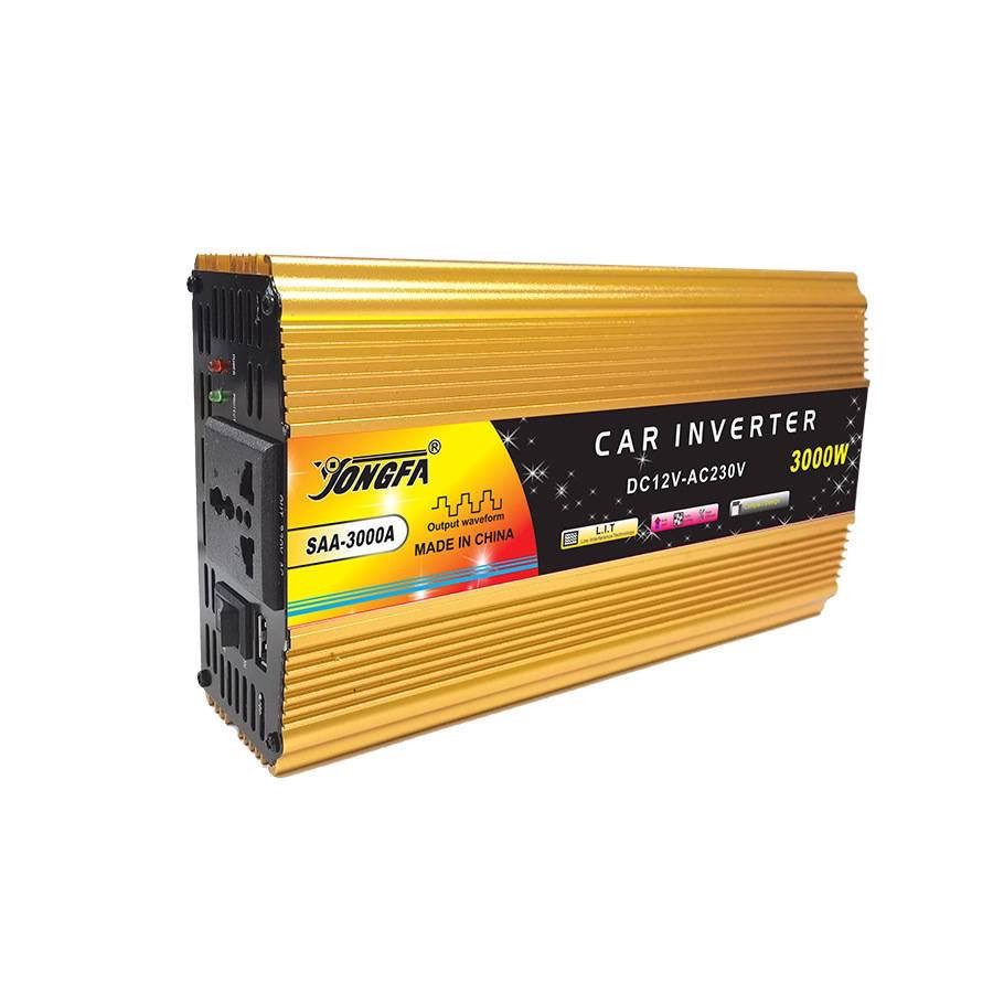 Інвертор автомобільний перетворювач напруги Powerone+ ZX-3000W 12В-220В 3000W, фото 1