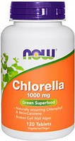 Хлорелла NOW Foods Chlorella 1000 mg 120 Tabs IO, код: 7518300