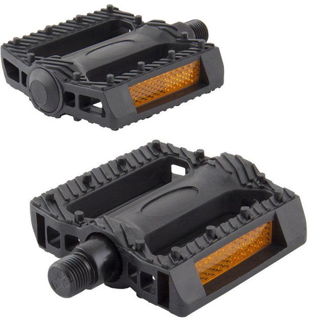 Педалі Greys GR14130 9/16" пластик чорний, фото 1