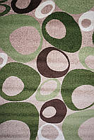 Килим сучасний KIWI 02577B Beige/L.Green, 0.8х1.5 м