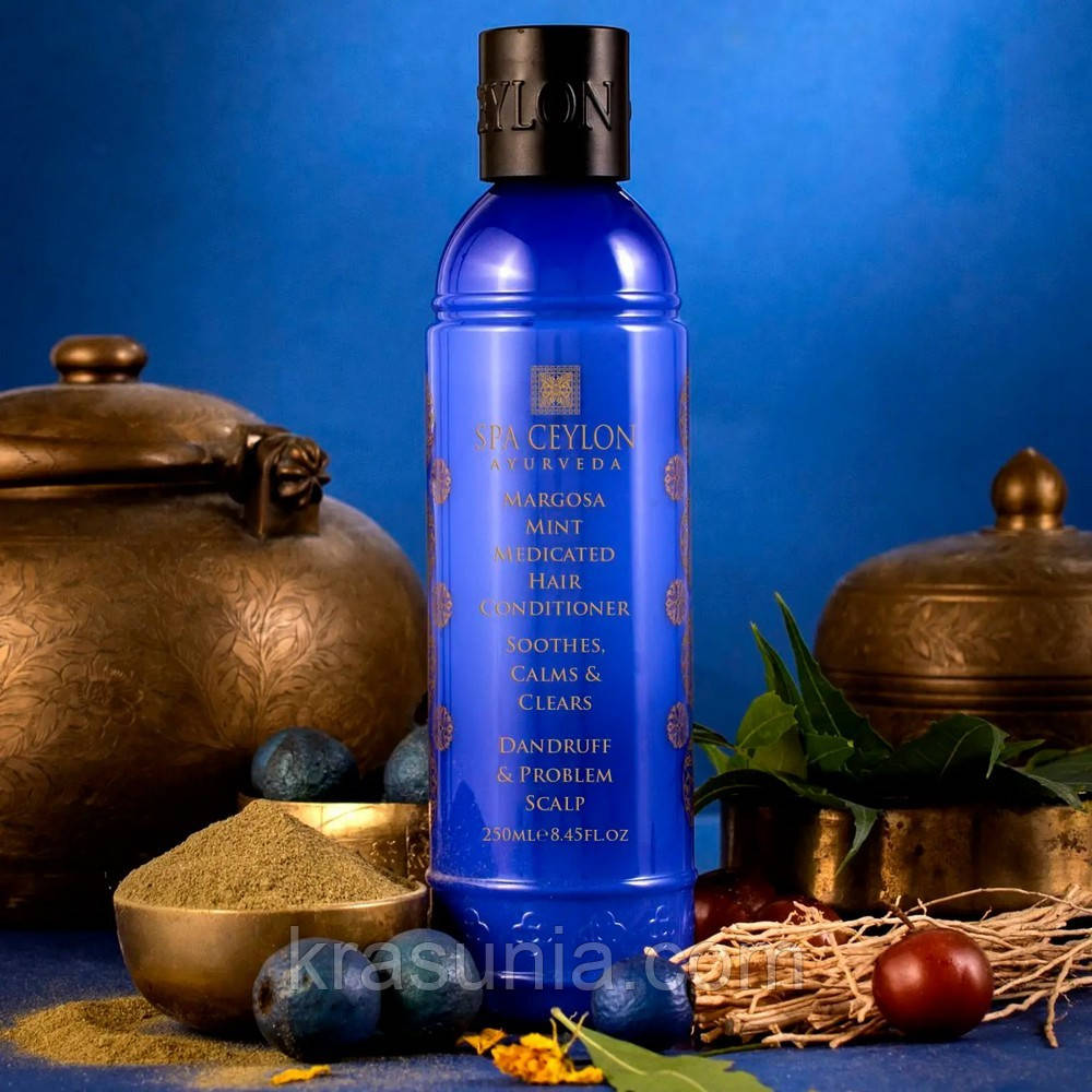 Лікувальний кондиціонер для волосся Маргоза і м'ята 250 мл, SPA Ceylon
