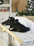 Кросівки зимові Nike Huarache X Acronym чоловічі чорні високі водонепроникні модні теплі, фото 2