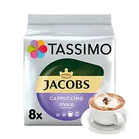 Кофе в капсулах Tassimo Jacobs Choco Cappuccino 16 капсул шоколадный капучино тассимо