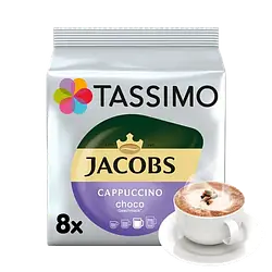 Кофе в капсулах Tassimo Jacobs Choco Cappuccino 16 капсул шоколадный капучино тассимо