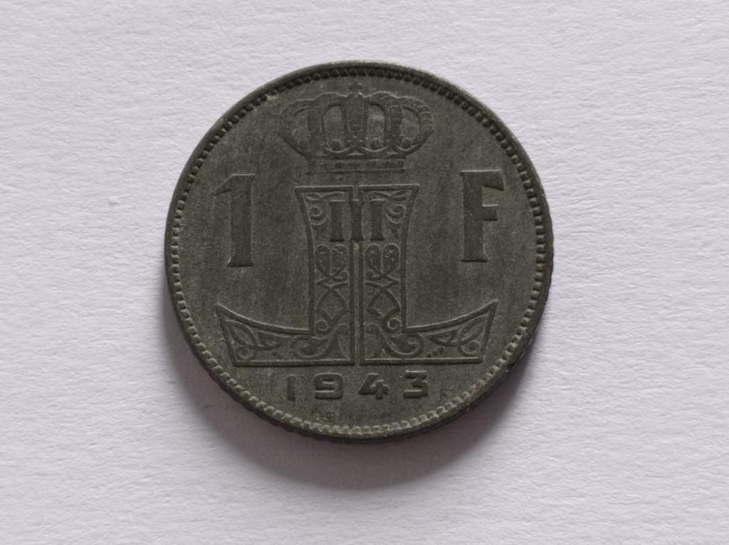 Бельгія 1 франк 1943