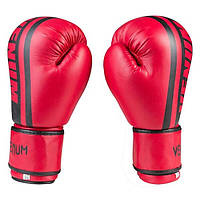 Боксерские перчатки красные Venum PVC VM19 размер 10oz