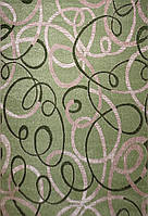 Килимок сучасний KIWI 02582A Beige/L.Green, 0,8x1,5 м