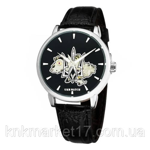 Годинник механічний Ukr Watch Воля Silver-Black, фото 1