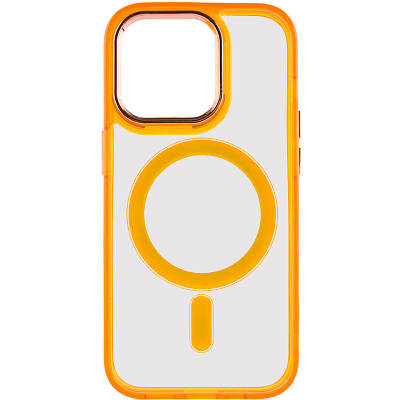 Чохол TPU Iris with MagSafe для Apple iPhone 13 Pro (6.1") Помаранчевий