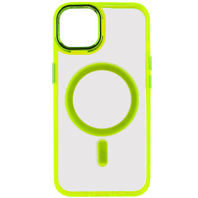 Чохол TPU Iris with MagSafe для Apple iPhone 14 (6.1") Жовтий