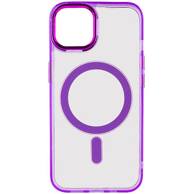 Чохол TPU Iris with MagSafe для Apple iPhone 14 (6.1") Фіолетовий