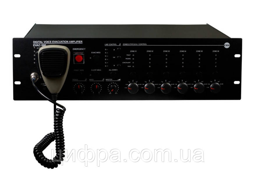 Контролер систем пожежної безпеки 4all Audio EVAC-500