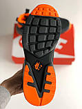 Кросівки зимові Nike Huarache Acronym чоловічі чорні з оранжевим високі водонепроникні модні теплі, фото 7