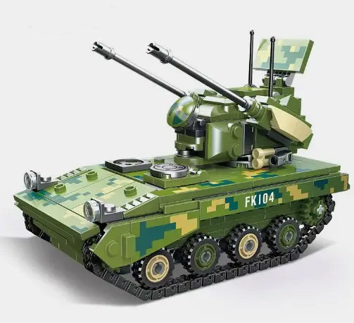 Конструктор JIE STAR ТАНК GEPARD Військова техніка Зенітна установка (358 дит.) 61062