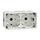Двомісний бокс для поверхневого монтажу IP55 білий [MUR39914] ПП Mureva Styl Schneider Electric