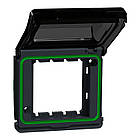 Кришка боксу для Unica New IP55 чорний [MUR35110] ПП Mureva Styl Schneider Electric
