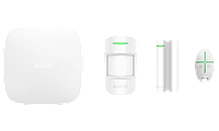Комплект беспроводной сигнализации Ajax StarterKit белый хаб, брелок, датчик движения и открытия