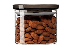 Банка для зберігання ARDESTO Fresh, 380 мл, скло, пластик, силікон AR1338SF