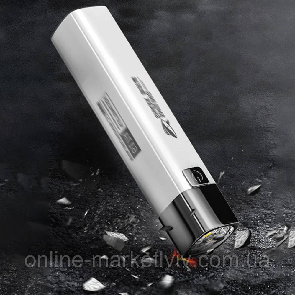Фонарик аккумуляторный Smiling shark 617A, от USB / Ручной водонепроницаемый LED фонарь - фото 5 - id-p1988318477