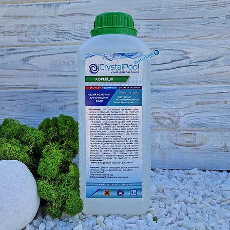Коагулянт (флокулянт) Crystal Pool Floc Ultra Liquid 1 л | Рідкий засіб проти мутності у воді, фото 1