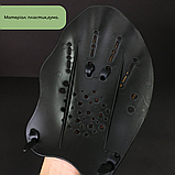Лопатки гребки, Лопатки для плавання в басейні пластикові Чорний (CM-1), фото 4