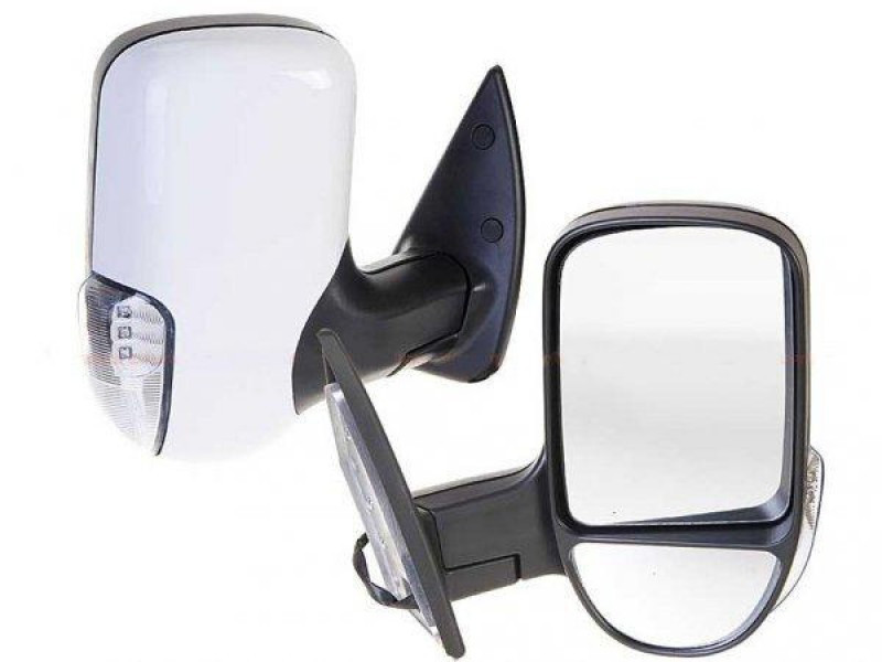 Дзеркало бічне ГАЗ 3302 новов. обр. з повороту. ліве. біле <> ДК 46.8201021-30