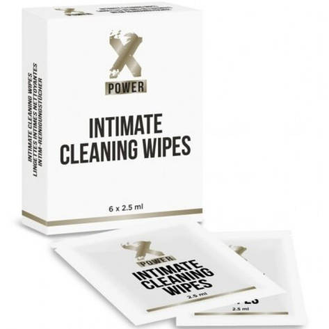 Серветки для інтимної гігієни XPower Intimate Cleaning Wipes, 6 серветок, фото 1