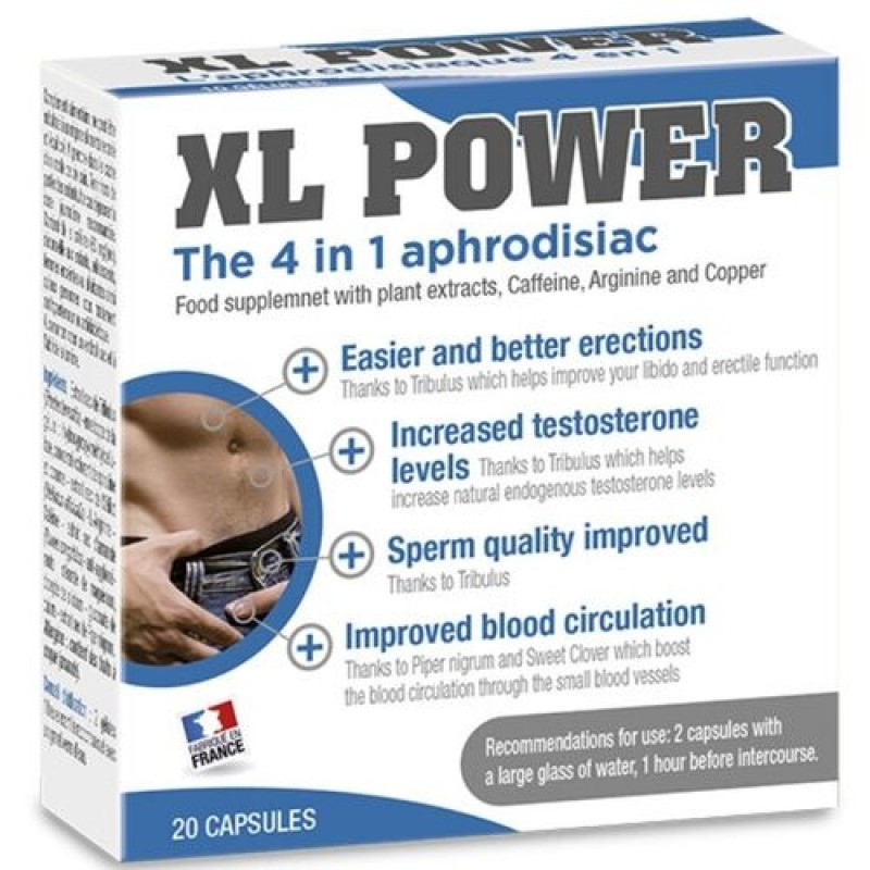 Препарат для ерекції XL Power Aphrodisiac Erection Capsules, 20 капсул| Limon