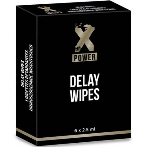 Серветки з пролонгувальним гелем XPower Delay Wipes, 6 шт. | Limon, фото 1