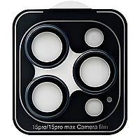 Защитное стекло для камеры ZK Max Hawk-Eye Camera Glass for iPhone 15 Pro/15 Pro Max Dark Blue