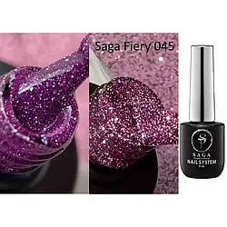 Світловідбивний гель-лак SAGA Professional Fiery Gel №45, 9 мл